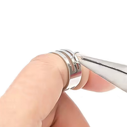 Nerezový ketlovací prsten 22mm, 1ks — foto 2