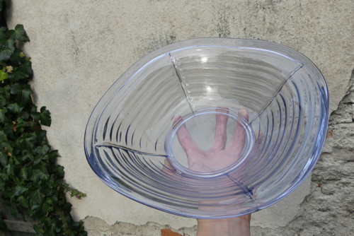 Na vodě ...skleněná mísa, lisované sklo — foto 4