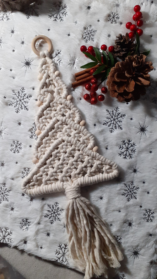 Macramé strom závěsný — foto 2