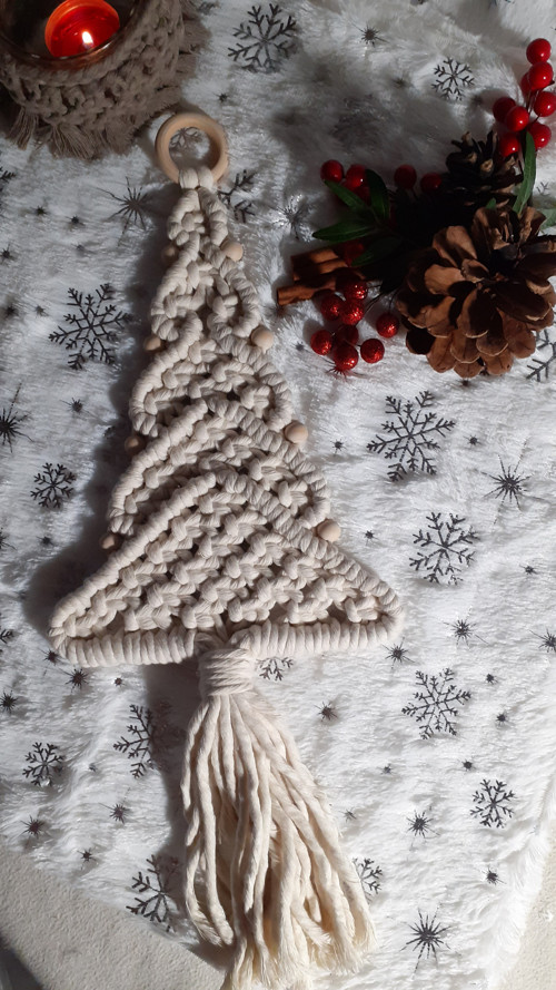 Macramé strom závěsný — foto 4