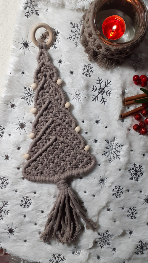 Macramé strom závěsný — foto 3