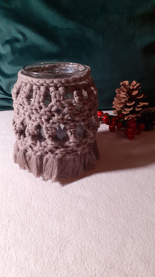 Macramé svícen — foto 2