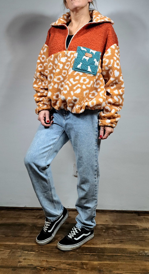 Dámská fleece -teddy mikina — foto 5