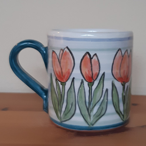 Hrnek - Krásné tulipánky — foto 2