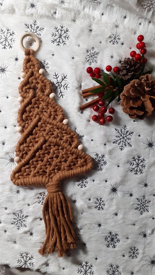 Macramé strom závěsný — foto 4