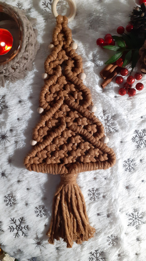 Macramé strom závěsný — foto 2