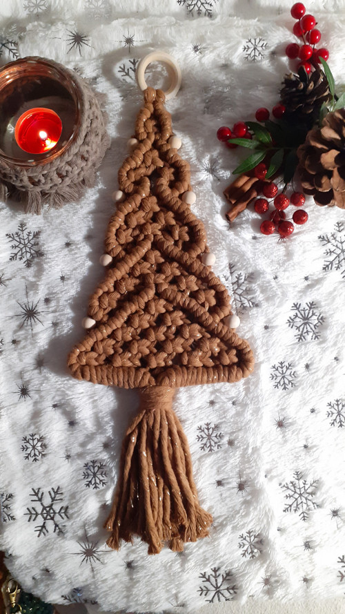 Macramé strom závěsný — foto 3
