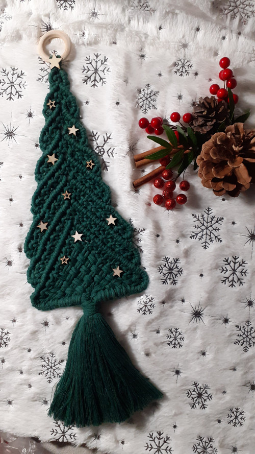 Macramé strom závěsný — foto 3