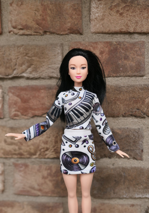 Barbie - tričko + sukně — foto 2