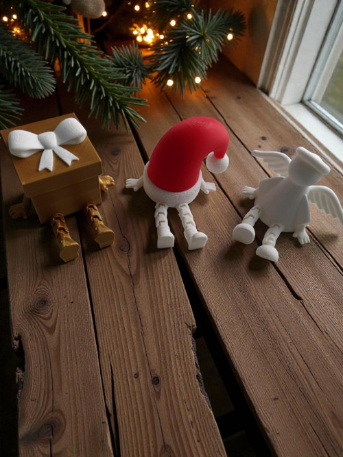 Vánoční flexi 3D parťáci s nohama — foto 2