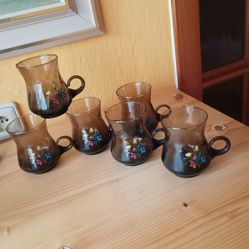 Skleničky na kávičku - kouřové — foto 3