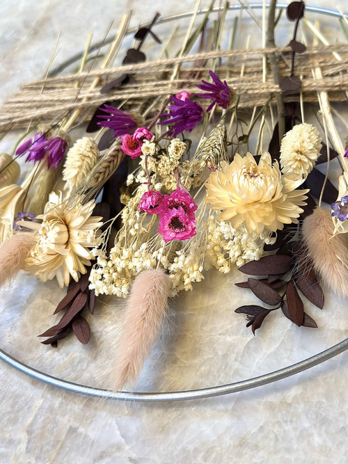 Květinový věnec “ v Boho stylu” — foto 3