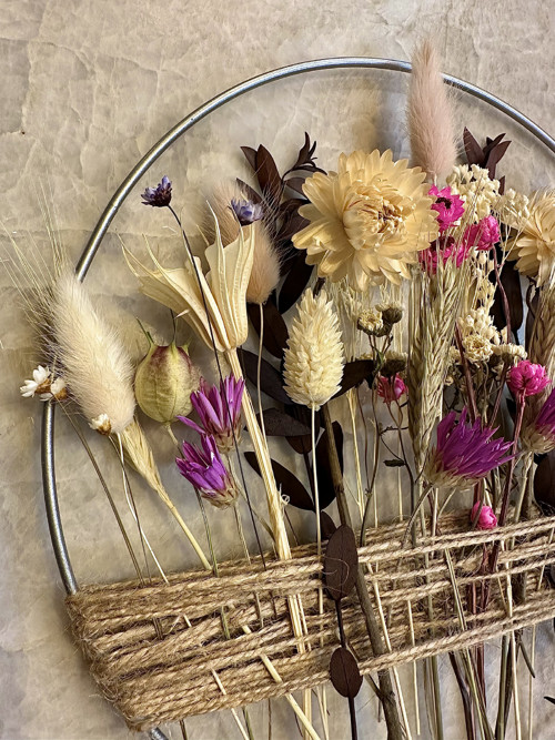 Květinový věnec “ v Boho stylu” — foto 2