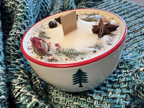 THAI Christmas svíčka v misce — foto 6