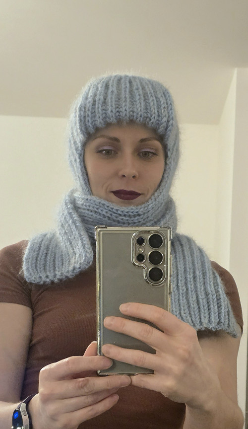 Prémiová mohérová čepice – extra teplá. — foto 3