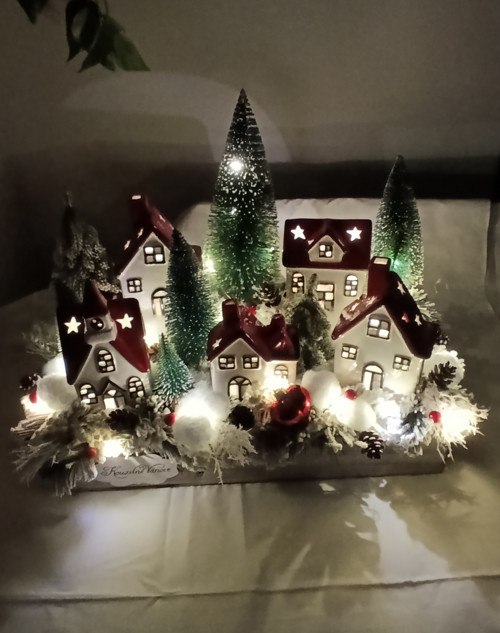 Zasněžená vesnička střední — foto 2