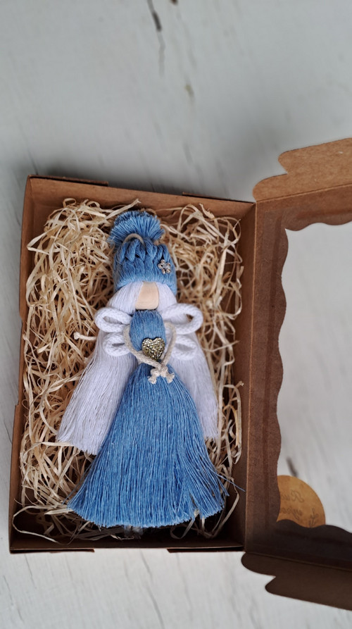 Andílek - macramé — foto 2