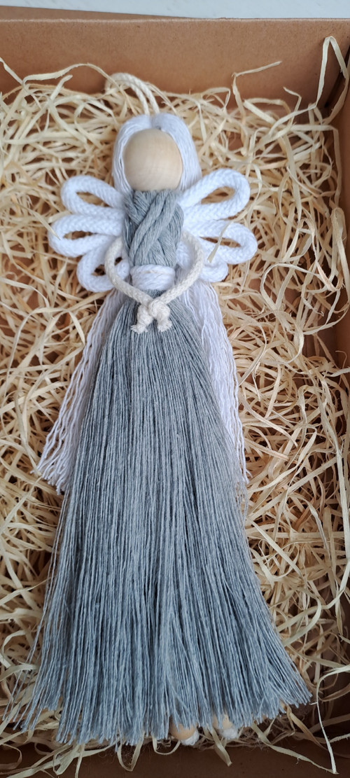 Andílek - macramé — foto 2