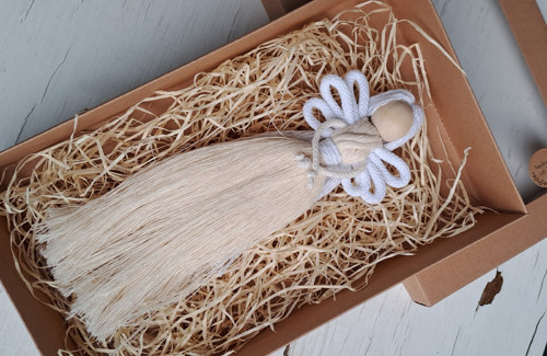 Andílek - macramé — foto 2