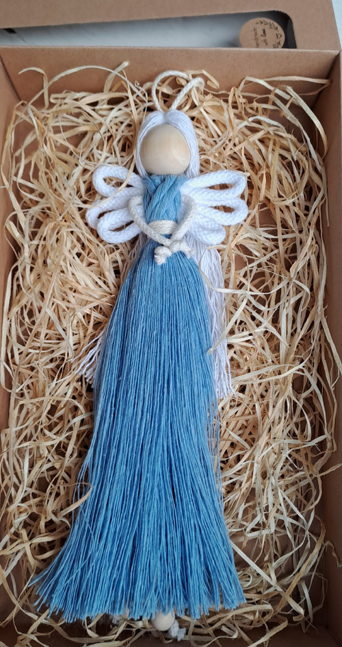 Andílek - macramé — foto 2