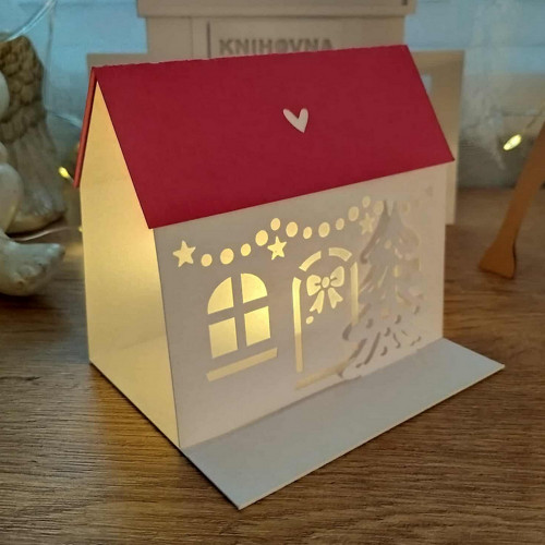 Vánoční chaloupka na LED svíčku 2 — foto 2