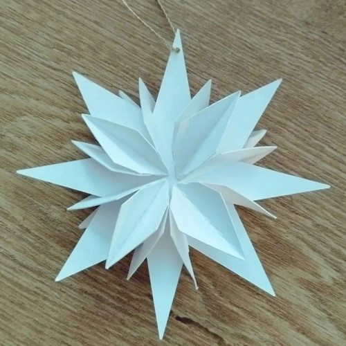 Vánoční dekorace - 3d vločka 2 — foto 4
