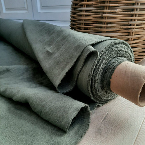 100% len OLIVE 205 g/m2....č.41 — foto 2