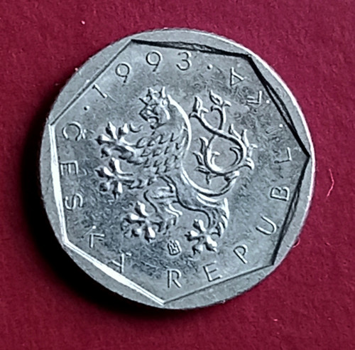Oběhová mince 20 hal r. 1993 — foto 2