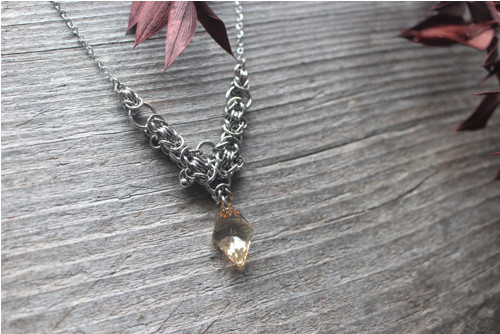 Cosmia (nerez ocel, Swarovski) — foto 2