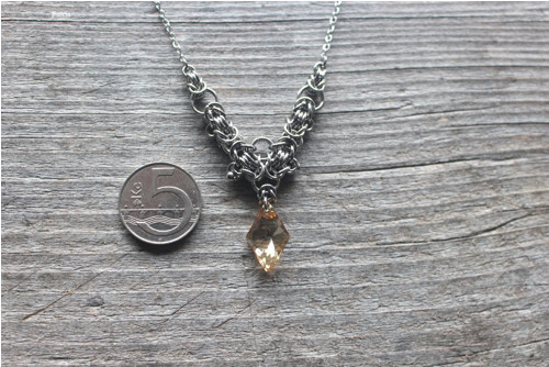 Cosmia (nerez ocel, Swarovski) — foto 4