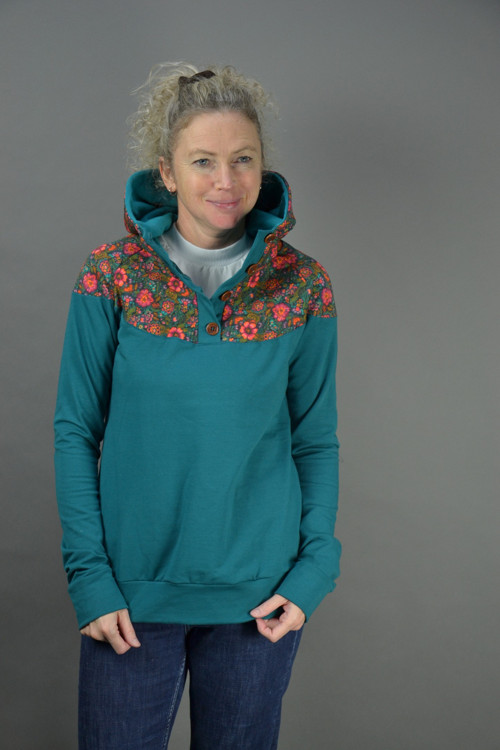 Petrolejová mikina — foto 2