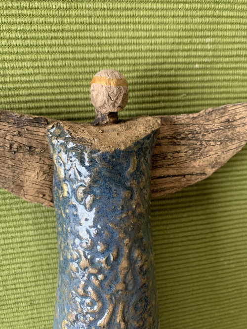 Keramický anděl barevný — foto 3