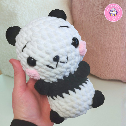 PANDA - roztomilá handmade 19 cm — foto 2