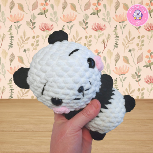 PANDA - roztomilá handmade 19 cm — foto 4