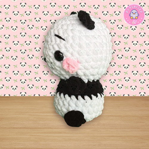PANDA - roztomilá handmade 19 cm — foto 5