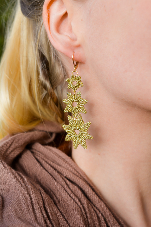 Náušnice micromacramé - souhvězdí — foto 3