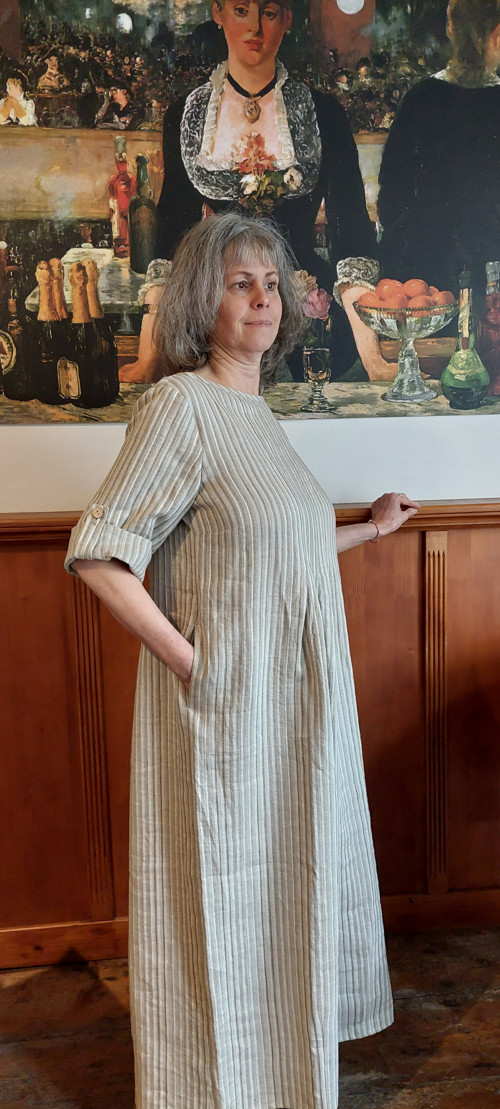 Lněné šaty Yvette — foto 5
