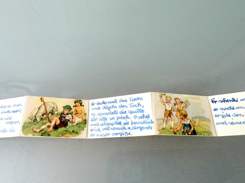 Vintage leporelo Erntedank, hand made — foto 5