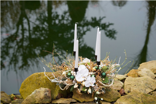 Velký elegantní adventní svícen — foto 3