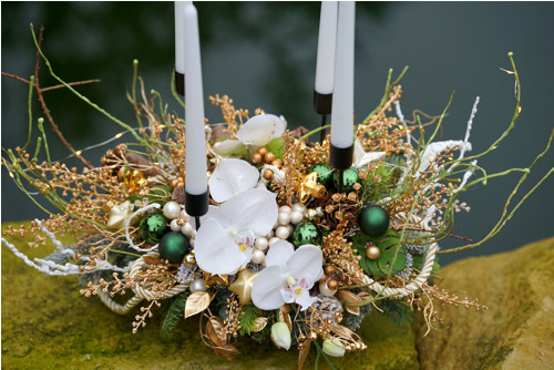 Velký elegantní adventní svícen — foto 4
