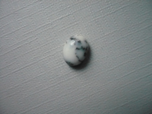 Kabošon - dendritický opál 9 mm, č.32Ef — foto 2