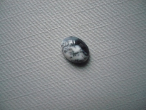 Kabošon - dendritický opál 9 mm, č.56Ef — foto 2