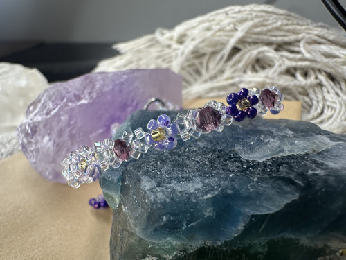 Květinový náramek Amethyst — foto 5