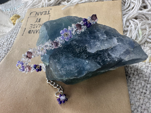 Květinový náramek Amethyst — foto 3