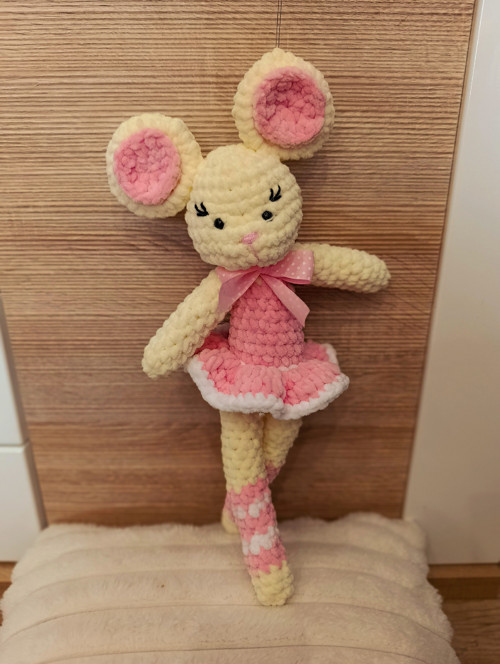 Háčkovaná myška baletka — foto 2