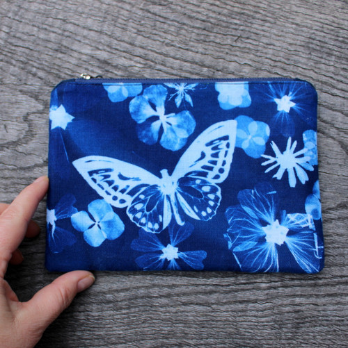 Zipová taštička Blue motýl NO2 — foto 4
