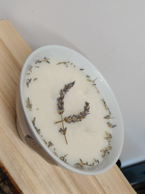 Svíčka Levandule v misce 270g — foto 2