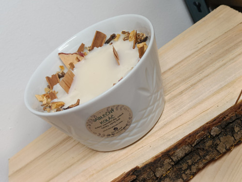 Svíčka Jablečný koláč 310g — foto 2