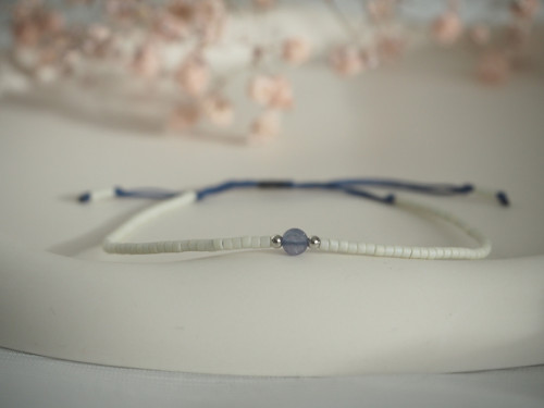 Miyuki náramek s tanzanitem — foto 3