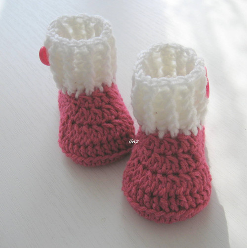 Háčkované botičky (9 cm) — foto 5